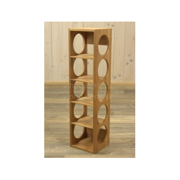 Stojan na víno Barca, na 5 lahví, 53 x 12,5 x 13,5 cm